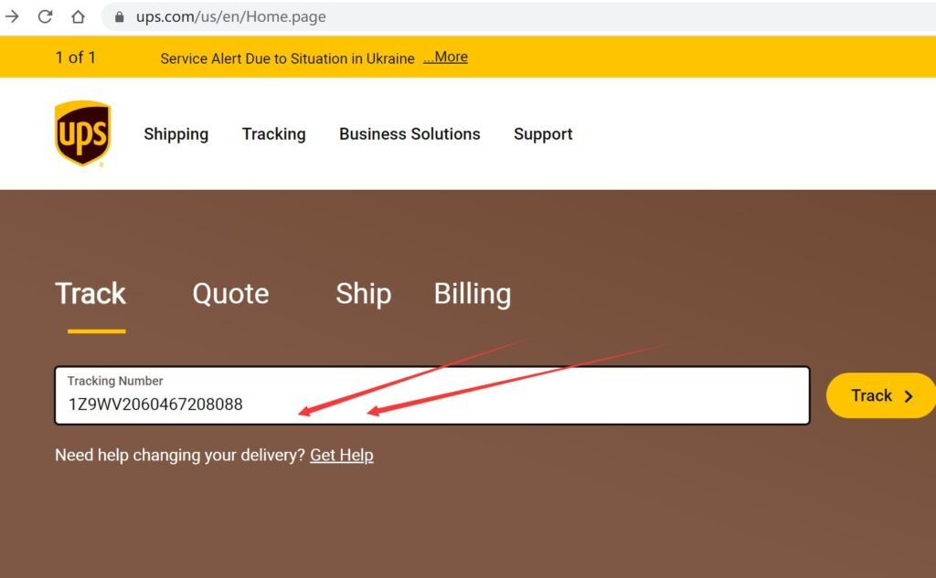UPS tracking