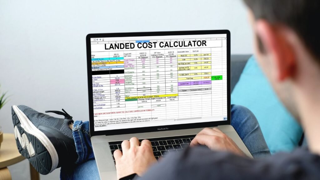 Landed cost calculation template Landed cost formula