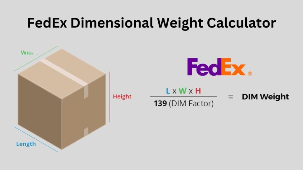 Kalkulator Berat Dimensi FedEx