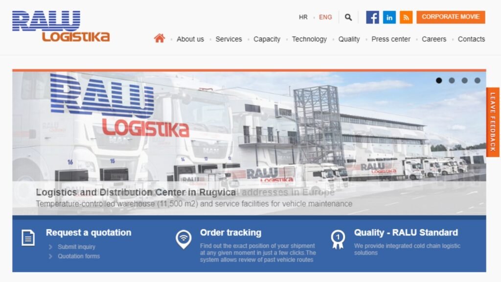 Ralu Logistics Ltd. - Top 10 Freight forwarders in Croatia