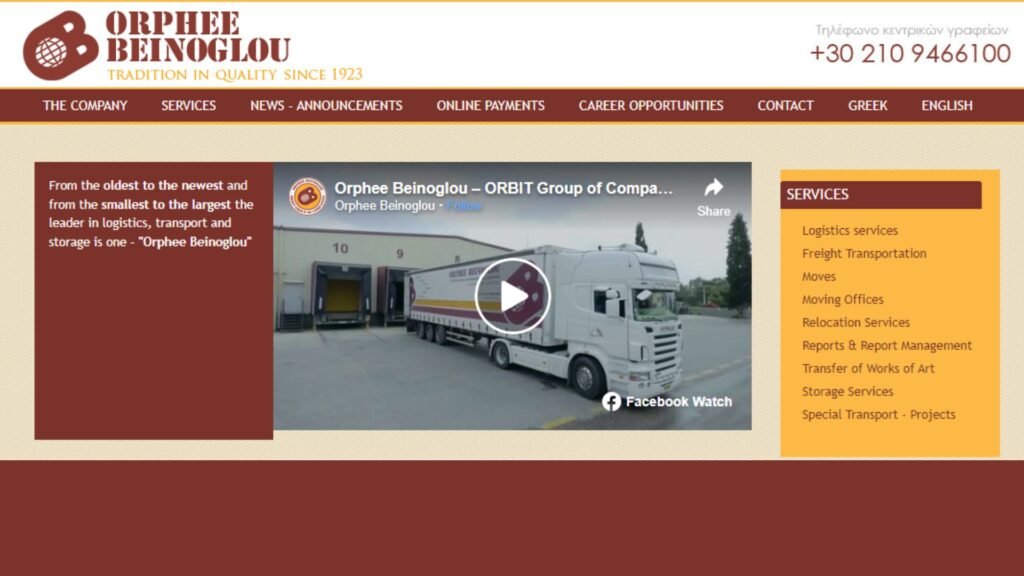 Orphee Beinoglou Logistics